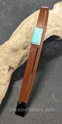 Nevada #8 Turquoise Cuff by Cliff Sprague